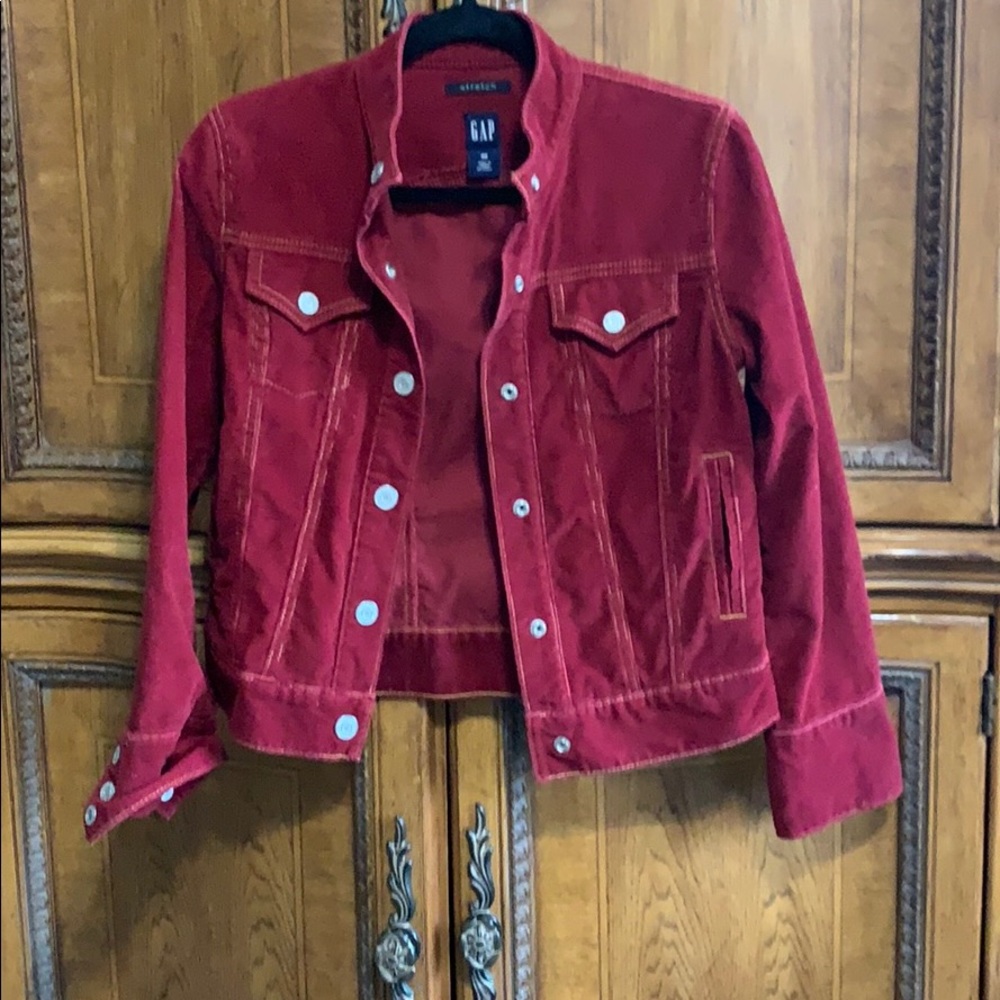 Guess Dard Red Corduroy Jacket